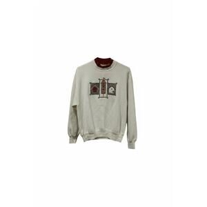 Vintage 90s Top Stitch by Morning Sun Birdhouse Sweatshirt Collared L